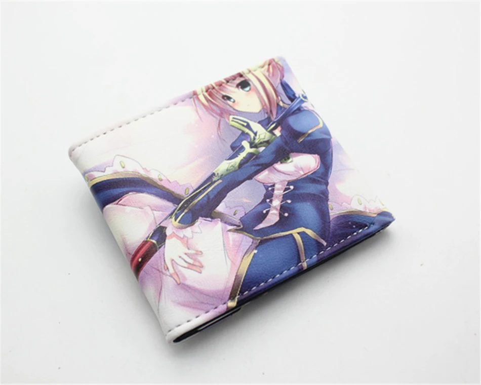 Аниме Fate/Grand Alter PU кошелек для мальчиков и девочек, студенческий короткий двойной держатель для карт, кошелек, кожаный кошелек для косплея
