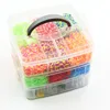 4500pcs 15 Colors DIY Rubber Loom Band Bracelet Gift Box Three-layer Weaving Machines Knitting Toys Crafts for Kids Wholesale 1