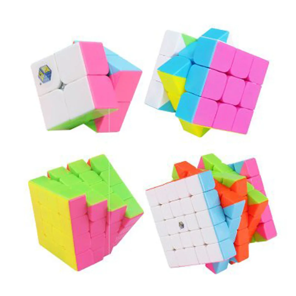 YuXin Neo мини-Волшебный куб 2x2x2 3x3x3 4x4x4 5x5x5 Скорость magico Cubo профессиональная головоломка кубики виды кубиков развивающие игрушки подарок