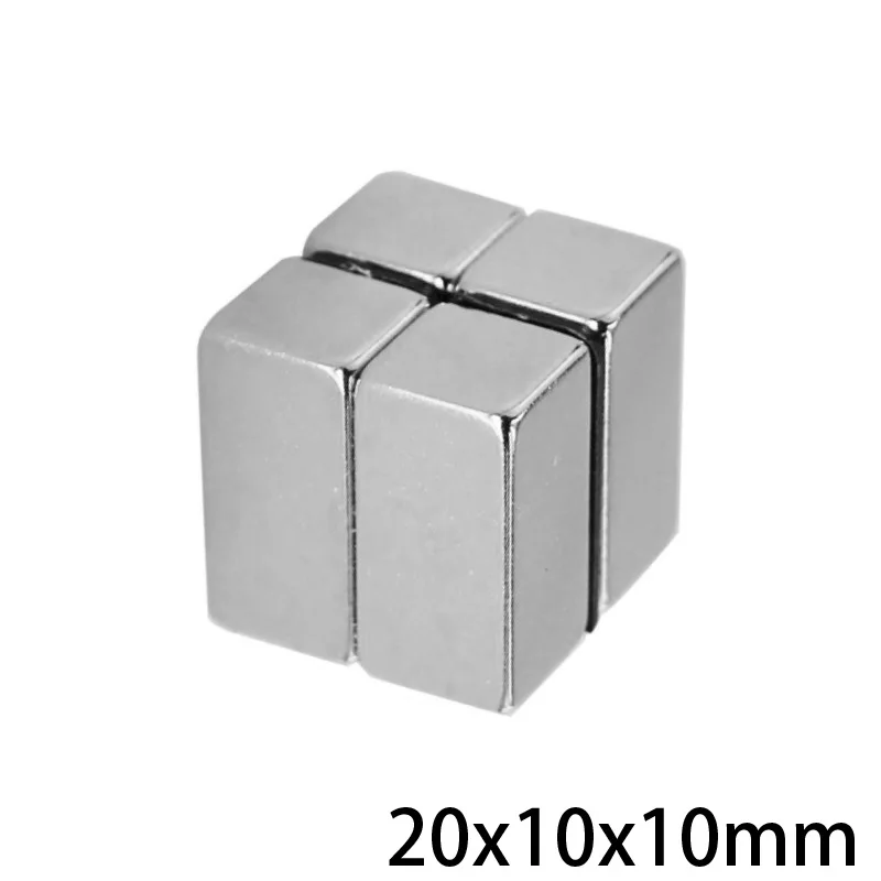 Суперкубический Блок N35 неодимовый магнит 20x10x10 мм 1 ~ 50 шт. 20 * 10 NdFeB сильные магниты