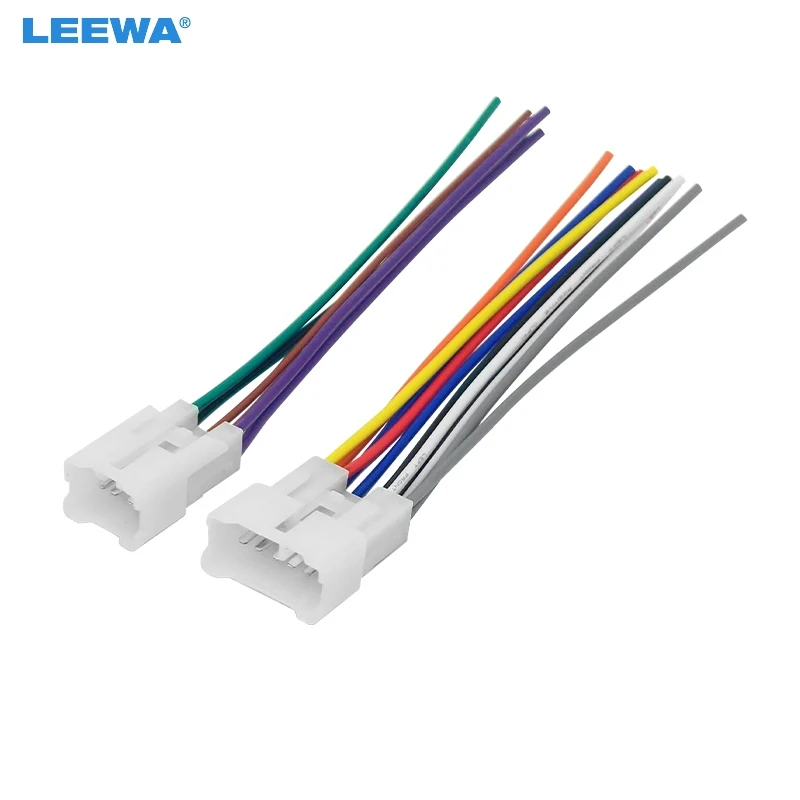Leewa Car Oem Audio Stereo Wiring Harness Adapter For Toyota/scion
