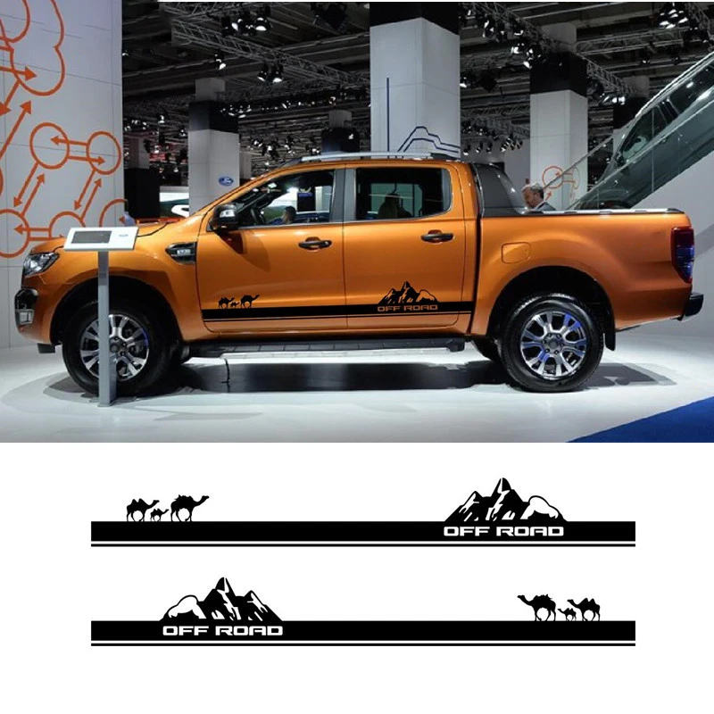 

Camel Decorative Vinyl Car Sticker OFF ROAD Styling Decals Truck Stickers for Body Door Side Stripes Model Pickup Custom Sticker