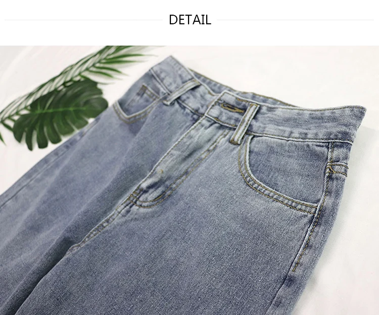 Wide leg jeans women tejanos high waisted jeans vintage women's female loose ladies jeans for women femme boyfriend pants