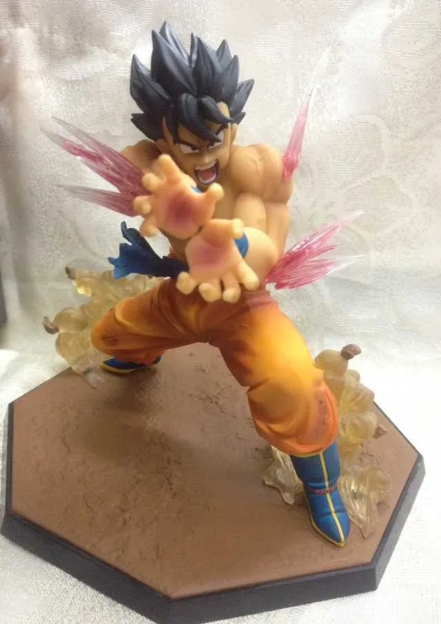 Аниме модель Супер Saiyan люди Bandai семь Dragon Ball 20 одиночный Dragon Ball Saiyan люди украшения гаражный комплект