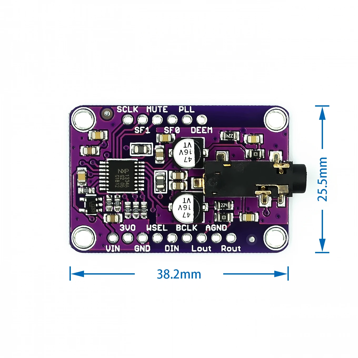 Модуль DAC 1334 UDA1334A ies DAC аудио стерео декодер модуль плата для Arduino 3,3 V-5 V