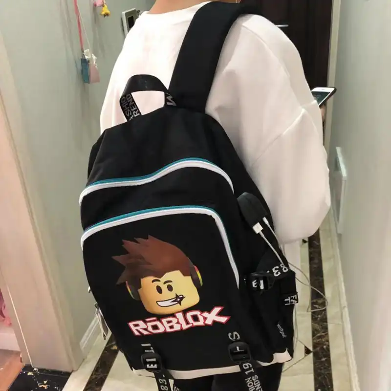 Roblox Backpacks For School Multifunction Usb Charging For Kids