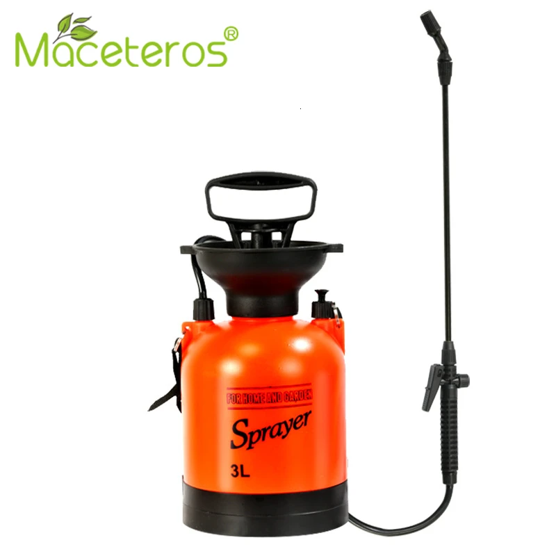 MACETEROS 3L оранжевый наплечный Тип опрыскиватель маленький полив сельскохозяйственный опрыскиватель высокого давления садовый распылитель серии