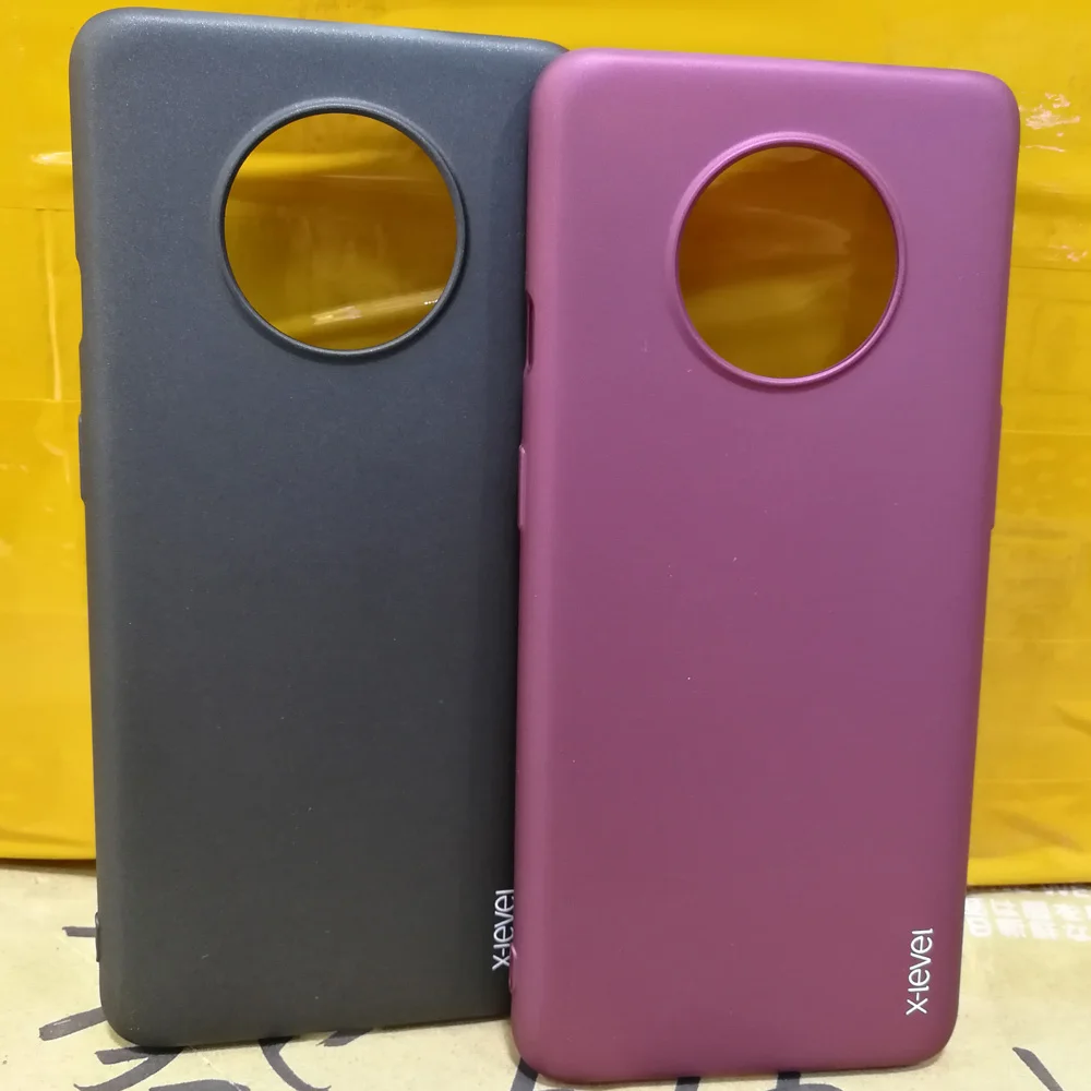 X-Level Мягкий силиконовый чехол для Oneplus 7T Pro X Level ультра тонкий матовый ТПУ защитный чехол 1+ 7T