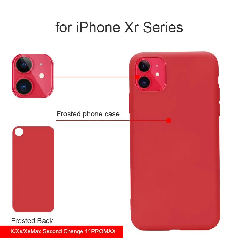 Супер Второе изменение для iPhone 11 объектив камеры+ чехол для телефона для iPhone X XS MAX Второе изменение iPhone 11 Pro кольцо Крышка