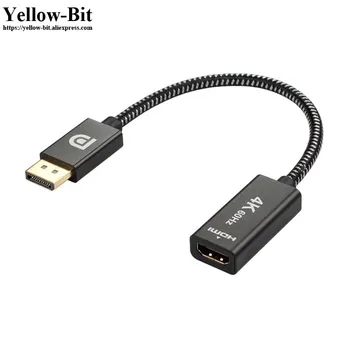 

Displayport to HDMI Cable DP to HDMI 2.0 Adapter 4K 60Hz Video Audio HDTV 20CM