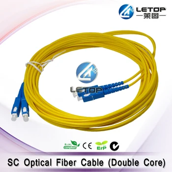 

Good Quality SC/SC 5m double fiber optic patch cord connector networking cables