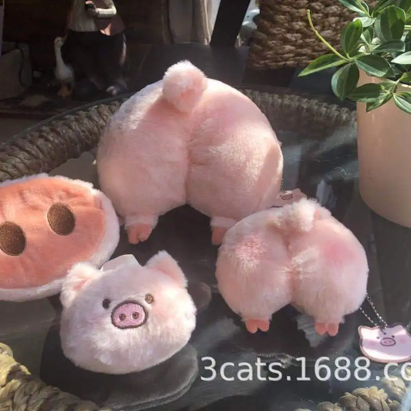 IVYYE Kawaii свинья модные аниме плюшевые сумки на плечо из мягкой мультфильм сумка-тоут Повседневное Сумочка пушистый куклы телефон маленькая сумочка для девушек для девочек; Новинка