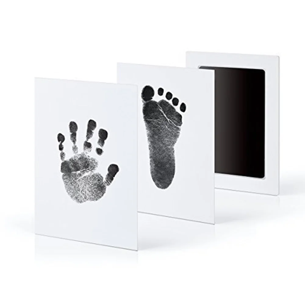 Детская ручная печать набор для отпечатка ступней нетоксичные детские сувениры литье новорожденных рук чернильный коврик малыш штамп Pad