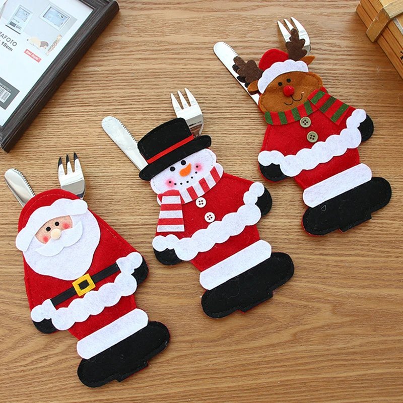 Christmas Knife And Fork Set/Santa Cutlery Set/Home Decor/DIY House/Christmas Home Decorations/Christmas Mini Cutlery Set Christmas Knife And Fork Set/Santa Cutlery Set/Home Decor/DIY House/Christmas Home Decorations/Christmas Mini Cutlery Set