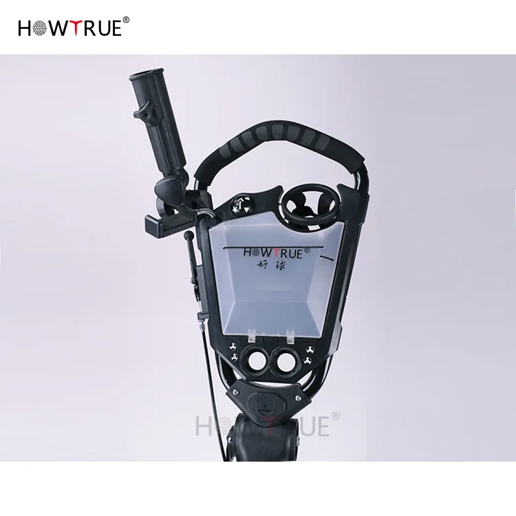 3 Wheel Golf Push Cart,Lightweight Foldable Golf Cart with Adjustable Push Handle and Scorecard, Swivel Foldable Trolley