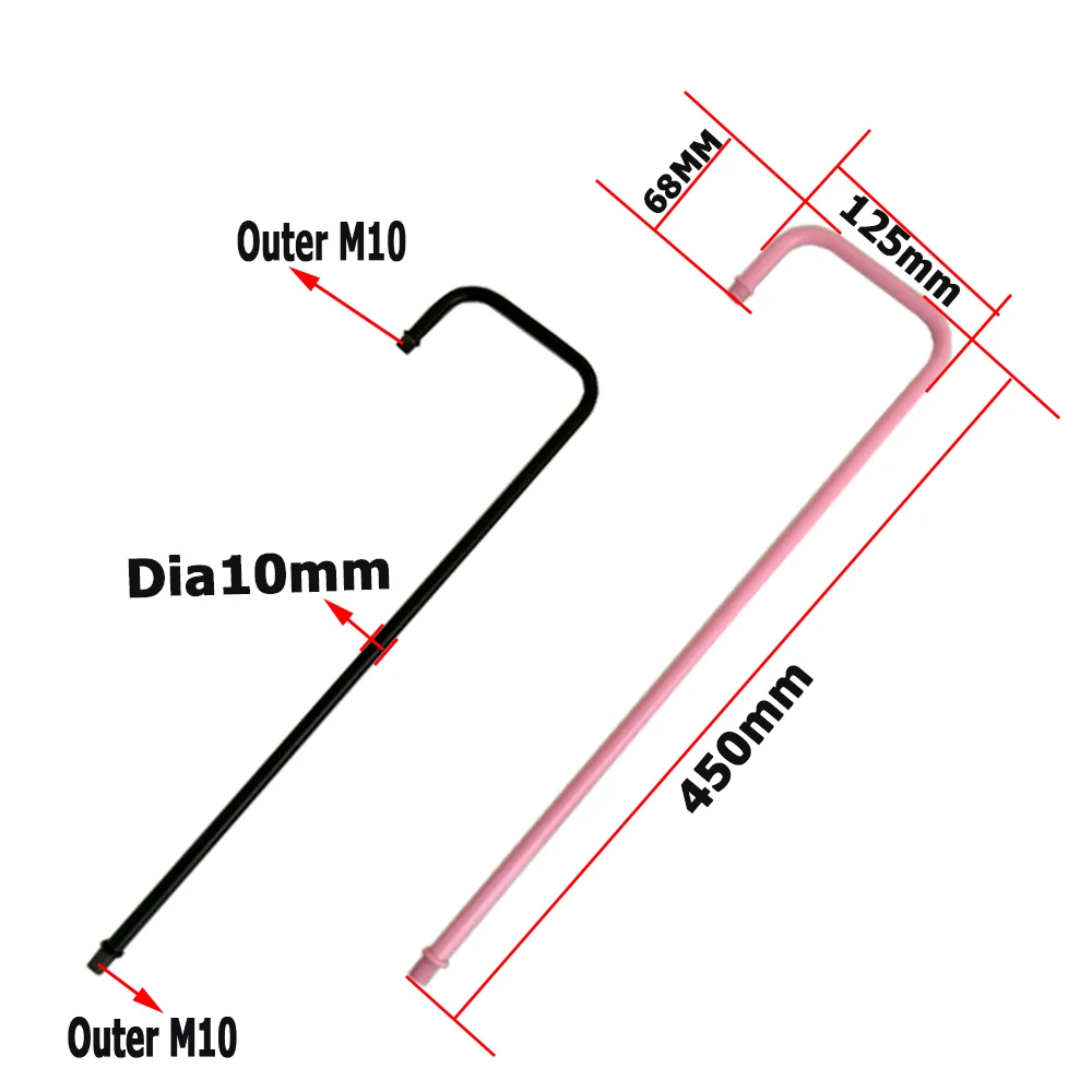 台灯弯管尺寸图
