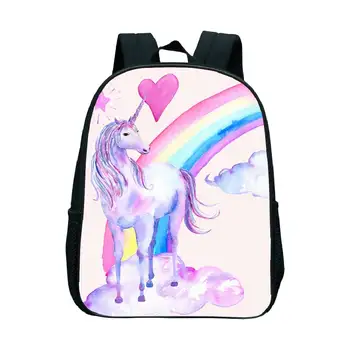 

Kids Cute Unicorn Schoolbag Kindergarten School Rucksack Beautiful Pattern 12 Inch Preschool Backpack Children Primary Schoolbag