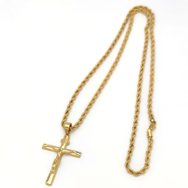 Gold Cross Necklaces For Men. The Ultimate Guide on How to Wear Them -  Proclamation