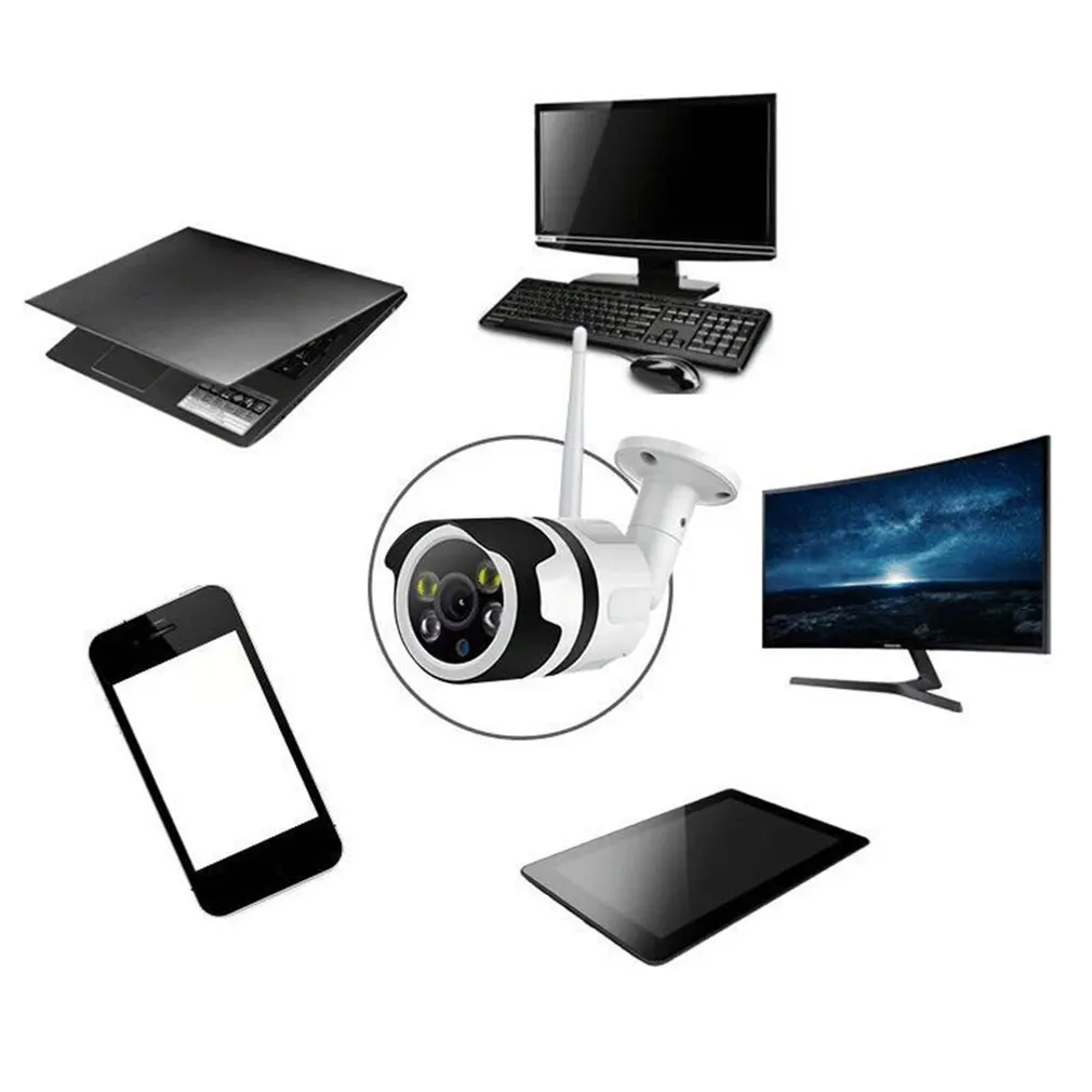 Камера интеллектуальная Ip66 Водонепроницаемая сетевая камера видеонаблюдения 720 CCTV пулевидная камера наруэного наблюдения Домашняя безопасность