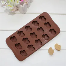 Инструменты для выпечки, 15 отверстий, милый стиль сердца, силиконовая форма для шоколада, ледяная конфета, леденец, Маффин, форма, подарок на день Святого Валентина, инструменты для кубиков льда