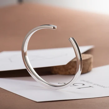 

925 sterling silver open bracelets European and American couple fashion jewelry holiday gifts free shipping