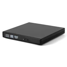  USB 2.0 External CD/DVD ROM Player Optical Drive DVD RW Burner Reader Writer Laptops PC Windows 7/8/10 