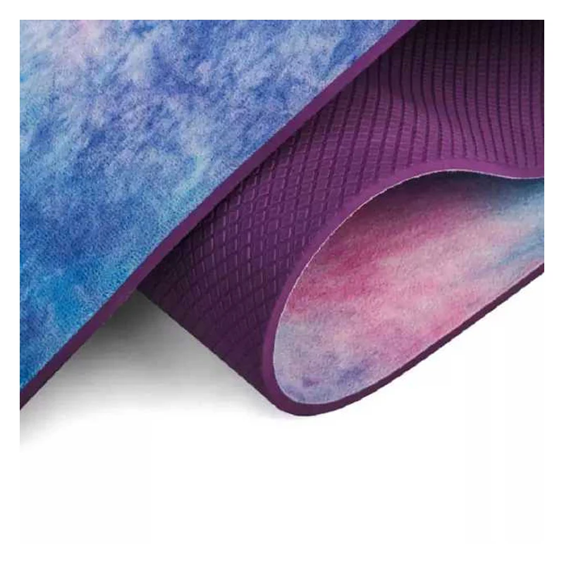 Lightweight Suede Yoga Mat, TPE Pilates Fitness Mat, Non-slip Yoga Pad, Healthy Gym Sports Exercise Mat,183x66 cm, 61cm