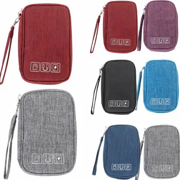 

Electronics Cable Organizer USB Earphone Gadget Storage Case Bag Travel Pouch