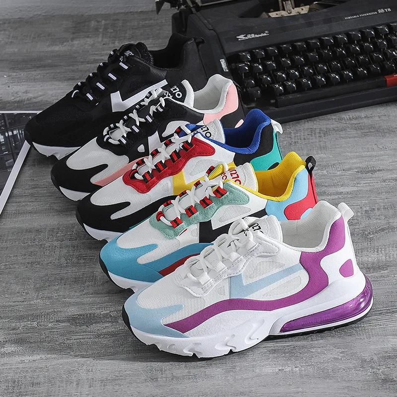 BJYL 2021 Autumn Woman New Casual Street Style Allmatch Cushion Sneakers Women Thicksoled Shoes Women Running Shoes