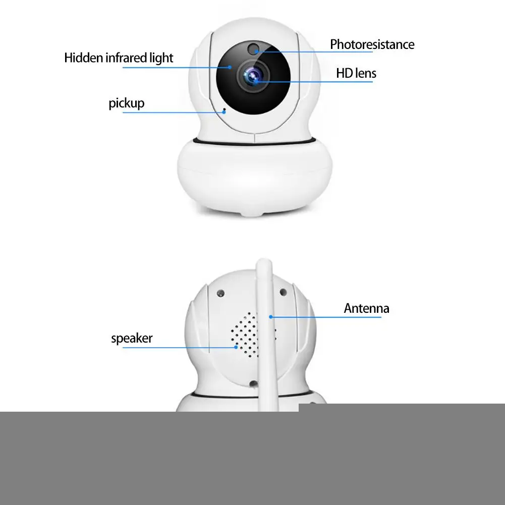 4-кратное вращение зума, автоматическое отслеживание, 1080 P, для помещений, безопасность, наблюдение, детский монитор, камера, wifi камера, Беспроводная сетевая камера