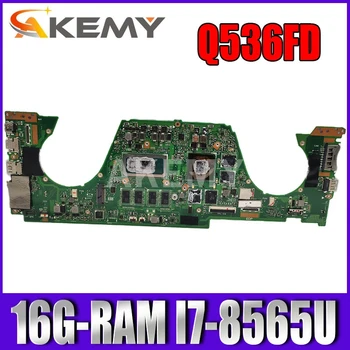 شراءUX562FD REV2.0 الأم للكمبيوتر محمول Asus Q536FD Q536FN Q536FDX UX562F اللوحة W/ 16G-RAM I7-8565U (V2G)