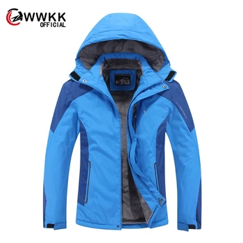 

WWKK 2020 Men Women Spring Autumn Outdoor Hiking Jackets Waterproof Windbreaker Climbing Camping Trekking Rain Coat