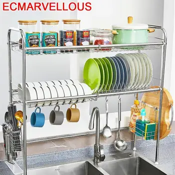 

Afdruiprek Dish Drainer Escurridor De Platos Etagere Stainless Steel Cuisine Mutfak Cozinha Cocina Organizador Kitchen Rack