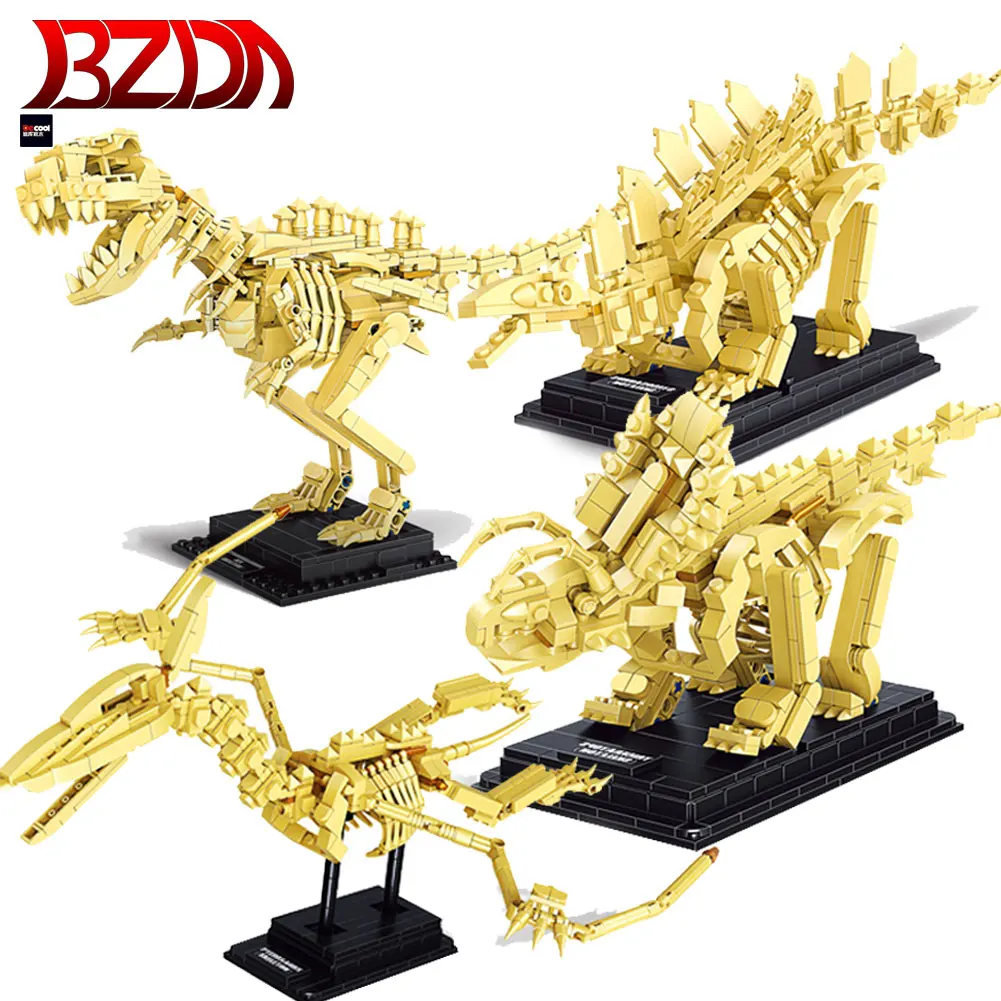 Jurassic Park Dinosaur Skeleton World Pterodactyl Model Building Blocks Toys for Children Boys | Игрушки и хобби