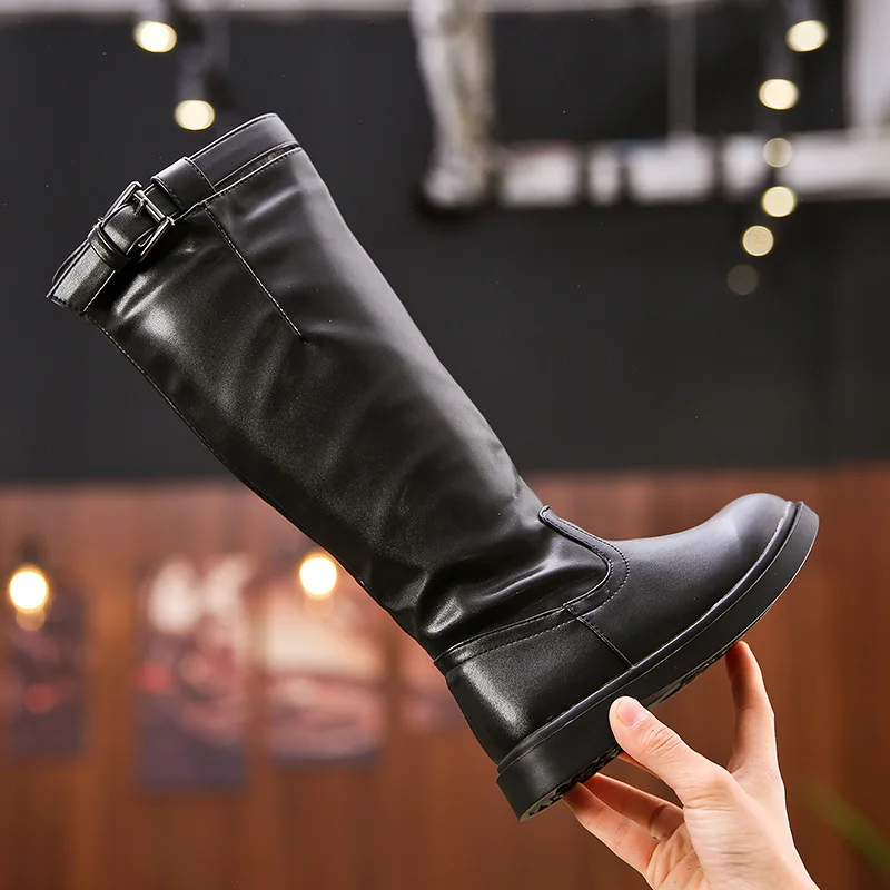 

Girls' Fashion Children's Shoes High Children's Boots 2019 Autumn Winter New High Tube Princess Boots Single Cotton Women's