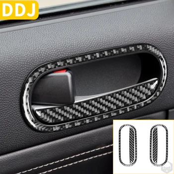 

Carbon Fiber Door Handle Frame Cover Sticker For Mazda MX-5 Miata 2009-2015 Door Trim Interior MX5 NC Roadster Car Accessories