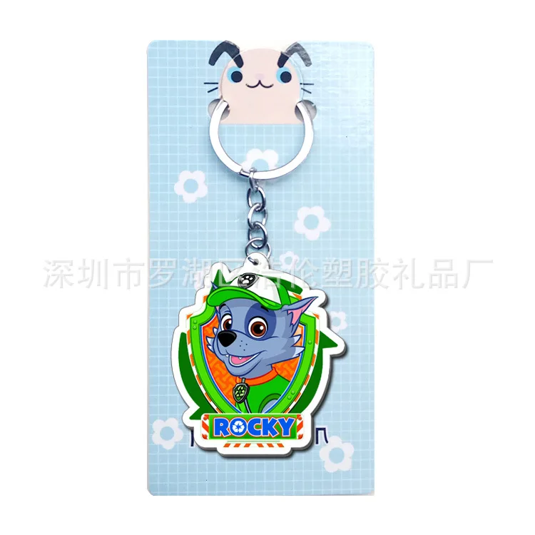 7 шт. Paw patrol акриловые милые аниме из мультфильмов брелок Подарочный Брелок для ключей Детская сумка кулон подарок на день рождения 30Y