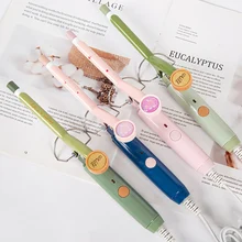 Rizadores de pelo profesionales para mujer, plancha rizadora de 9mm, cono de flor de pera de cerámica, modelador de rizado portátil, herramientas de estilismo para salón