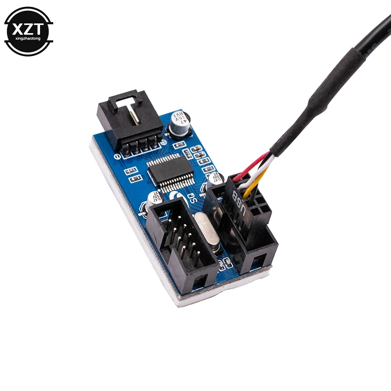 1 шт. USB 9 контактный разъем для материнской платы|Компьютерные кабели и разъемы| |