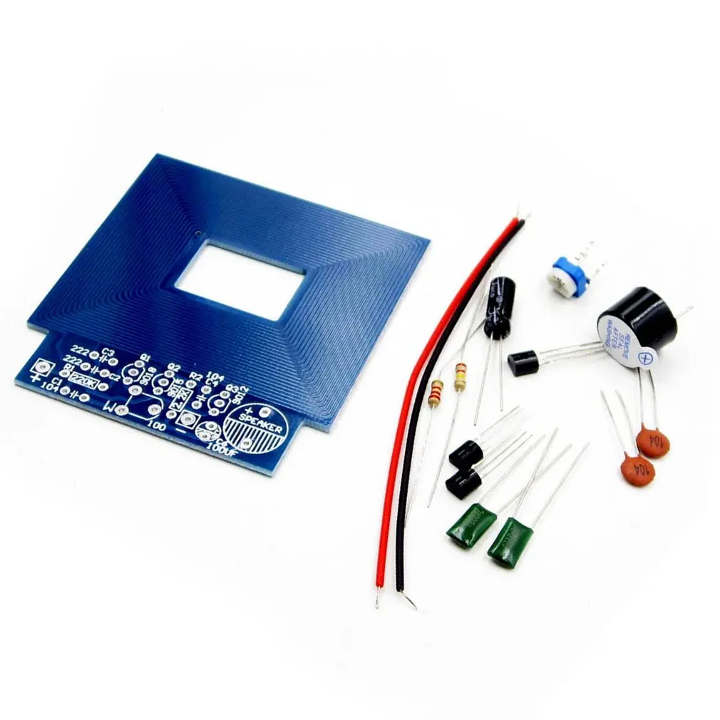 Buena Compra Detector de Metales simples, localizador de metales, producción electrónica, DC 3V-5V, Kit DIY, materiales respetuosos con el medio ambiente mlKkN0M3V