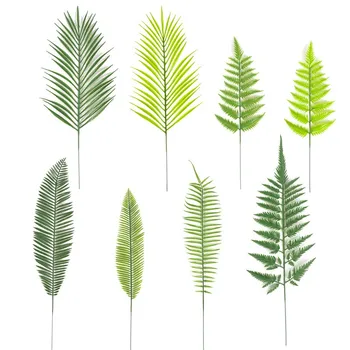 

1pcs Water Grass Artificial Persian Fern Grass Leaf Plastic Fake Flower DIY Persian Leaf Fern Green Plant Home Garden Decoration