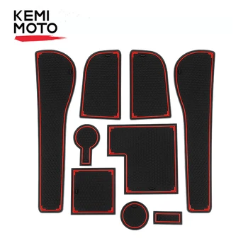 

9pcs Anti-Slip Mat Door Groove Mat For Volkswagen Golf 7 MK7 2013-2019 Gate Slot Cup Pad Rubber Mat Car Styling