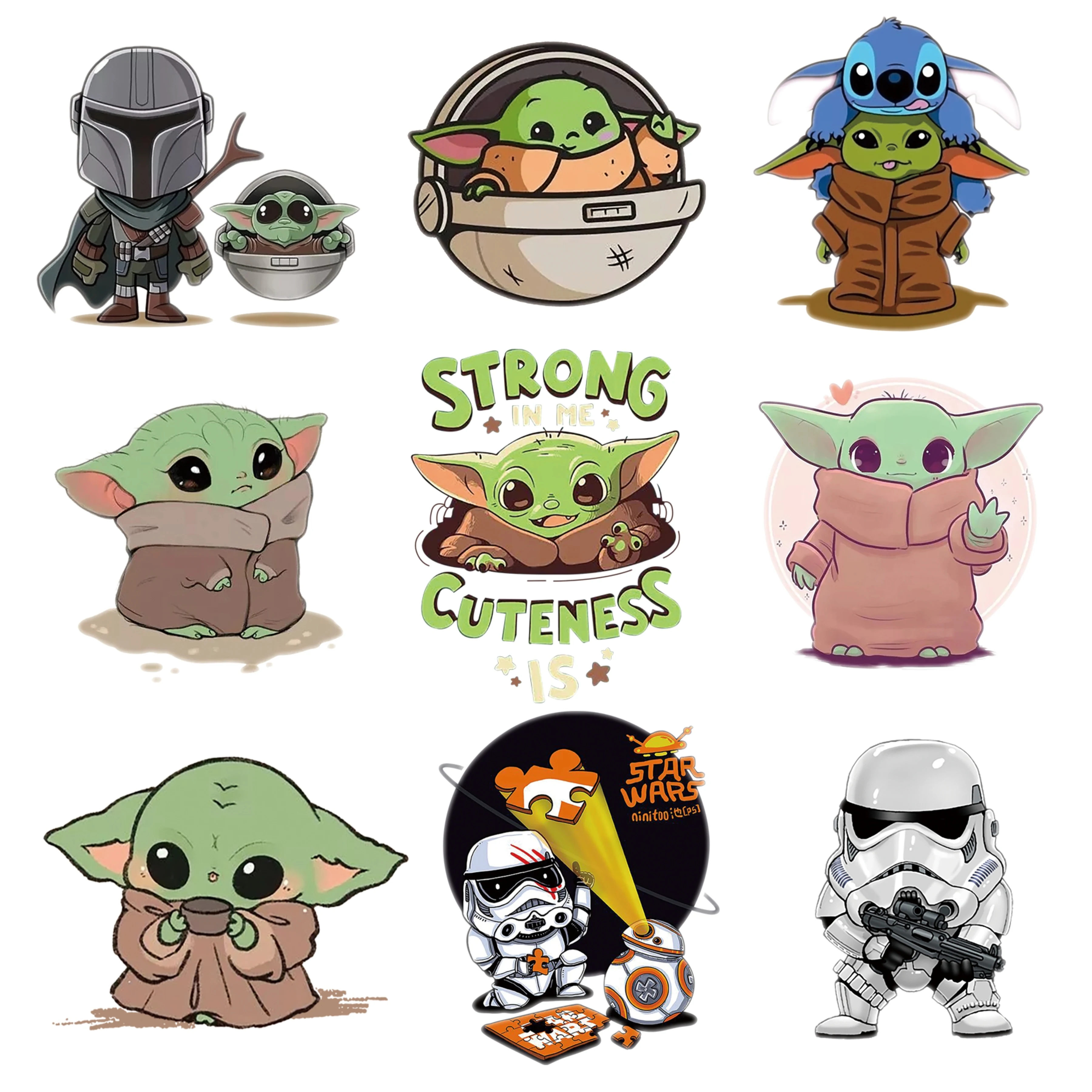 1 Pieces Bebe Yoda Patch Fer Sur Vetements Pour Enfants Bricolage Decor Star Wars Transfert Thermique Autocollant Sensible A La Chaleur Impression Applique Aliexpress Maison Animalerie
