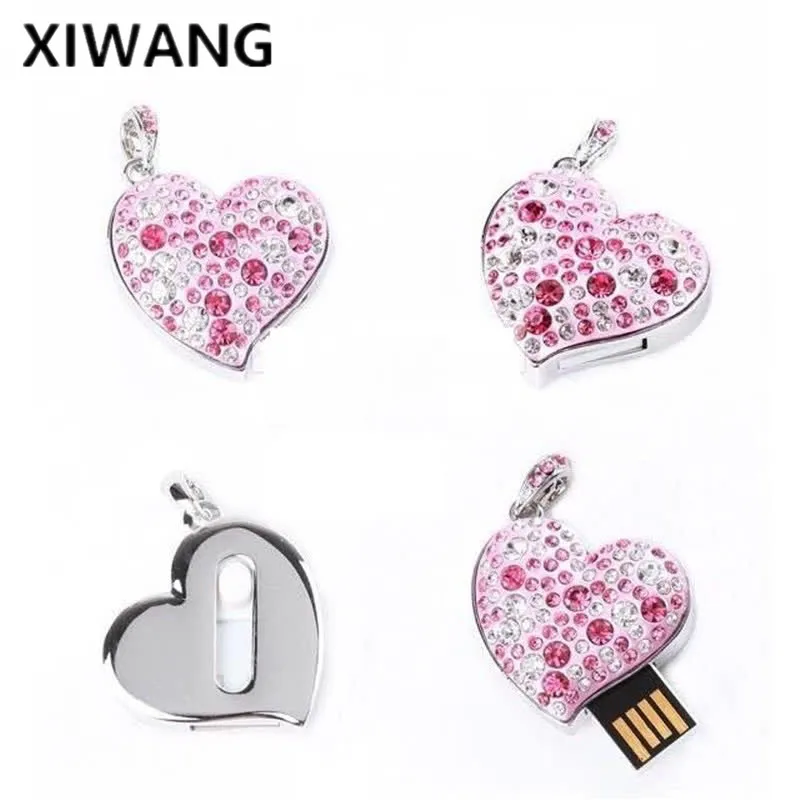Флешка 16 ГБ usb 2,0 usb флешка 128 ГБ 8 ГБ 4 ГБ Флешка 32 ГБ ювелирные изделия из металла usb флешка 64 ГБ печать имя влюбленных