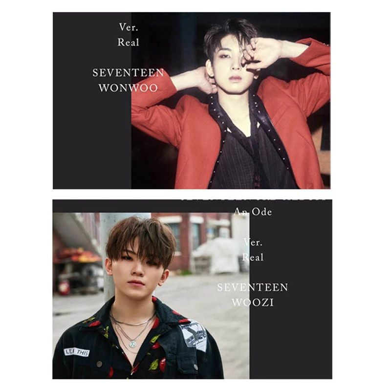 14 шт./компл. k-pop SEVENTEEN новые альбомы Ode карты с кристаллами наклейки в виде автобуса Стикеры для альбомов самодельные бумажные карты
