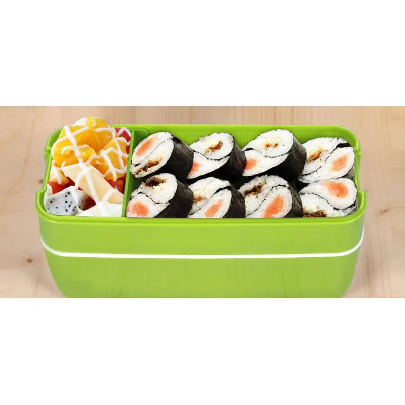 Hommat японский 2 уровневый Bento Box Ланч бокс для девочек контейнер еды суши Ланчбокс