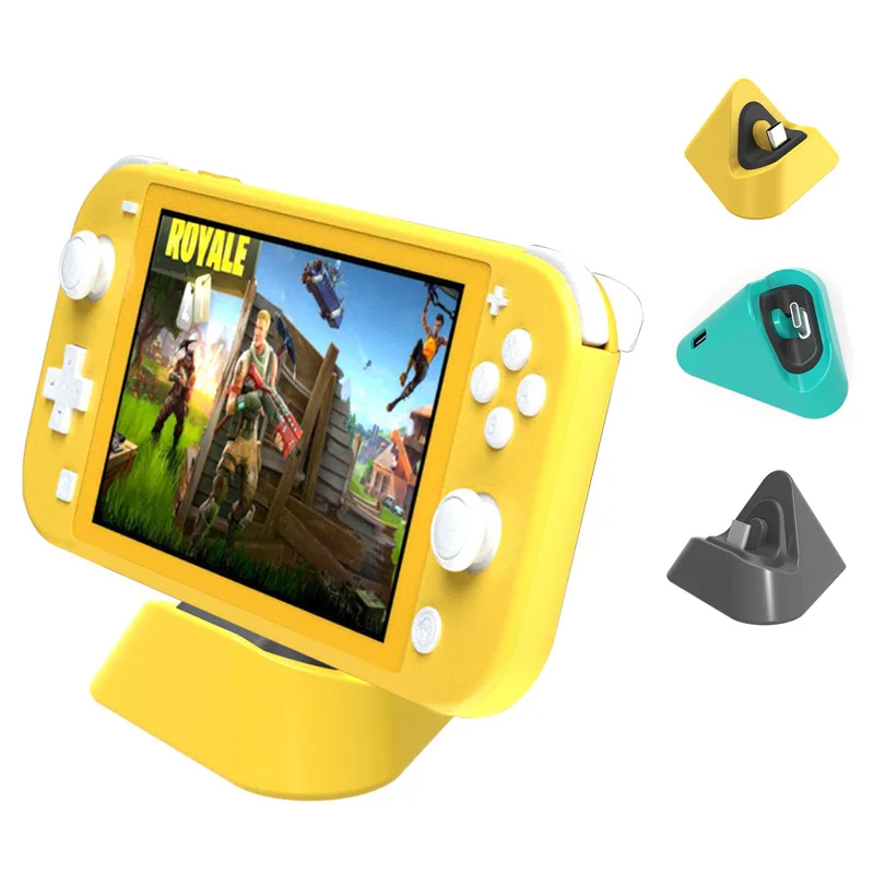 

2019 Mini Switch Charing Stand Portable Dock with USB Type C Port Replacement Charging Dock Station for Nintendo Switch Lite
