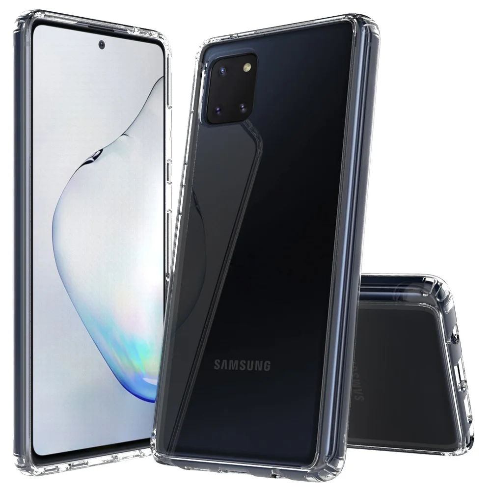 Чехол для Samsung A51 A71 жесткий акриловый прозрачный чехол из поликарбоната телефона