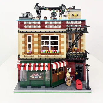 

Classic TV The Big 21319 Bang Theory friend apartment hospital city street view Drama Friends Central building blocks kids toys