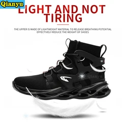 Chaussures de sécurité pour hommes et femmes, bottes de travail Anti écrasement et Anti perforation, pour l'extérieur, bout en acier, 2021 